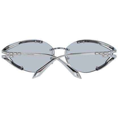 Atelier Swarovski Gray Metal Sunglasses