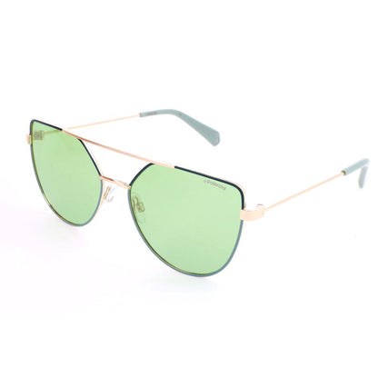 Polaroid Gold Metal Sunglasses