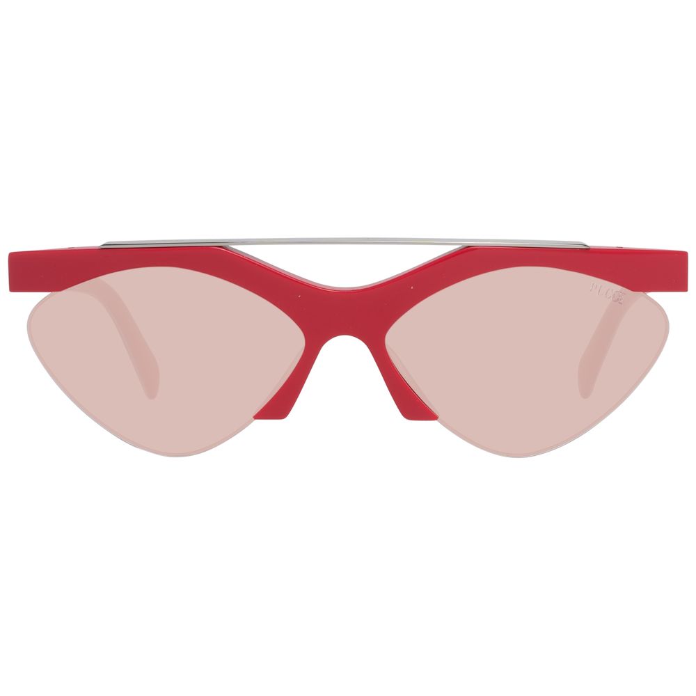 Emilio Pucci Red Metal Sunglasses