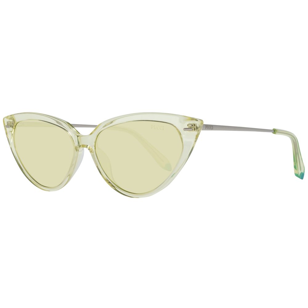 Emilio Pucci Yellow Metal Sunglasses