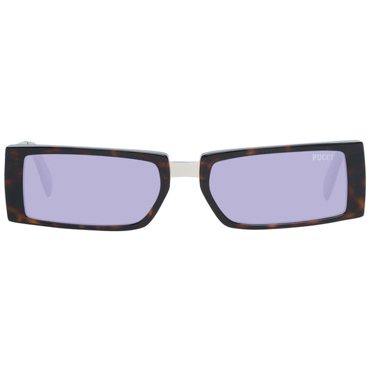 Emilio Pucci Brown Plastic Sunglasses