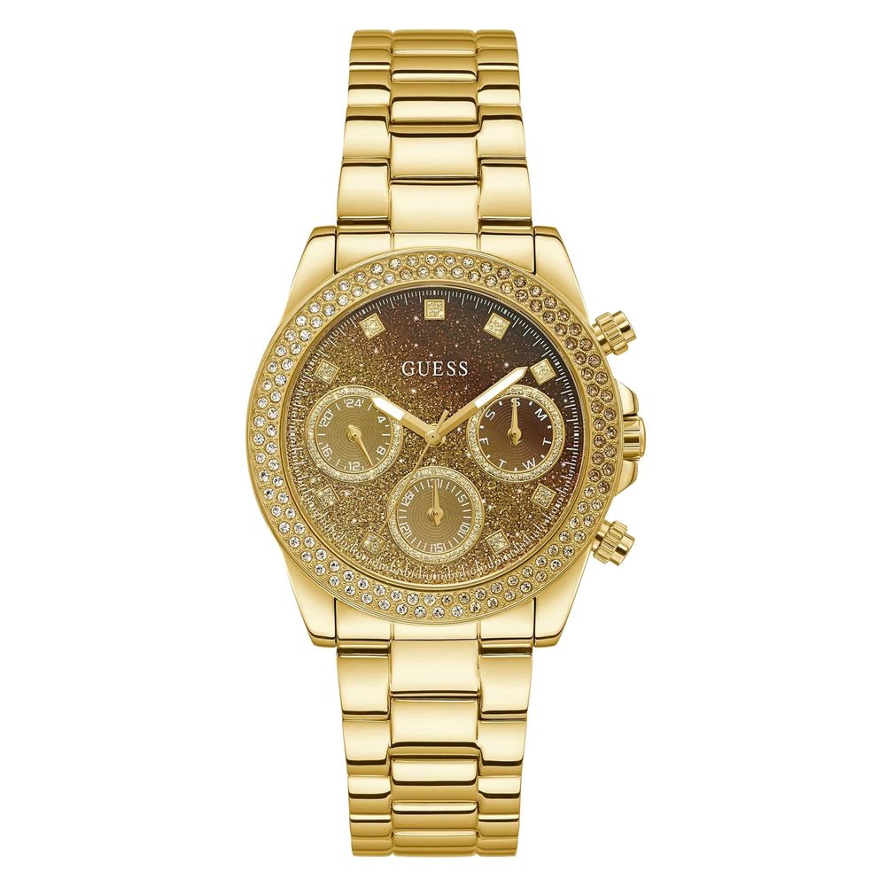 Guess Gold Stainless Steel Watch