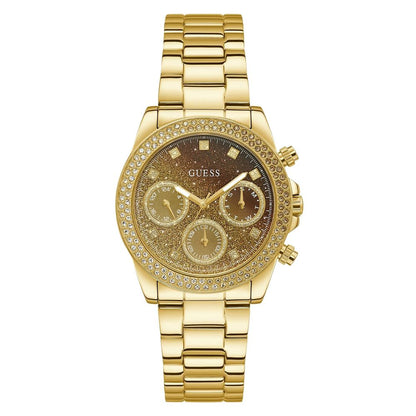 Guess Gold Stainless Steel Watch