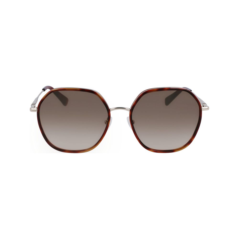 Longchamp Gold Metal Sunglasses