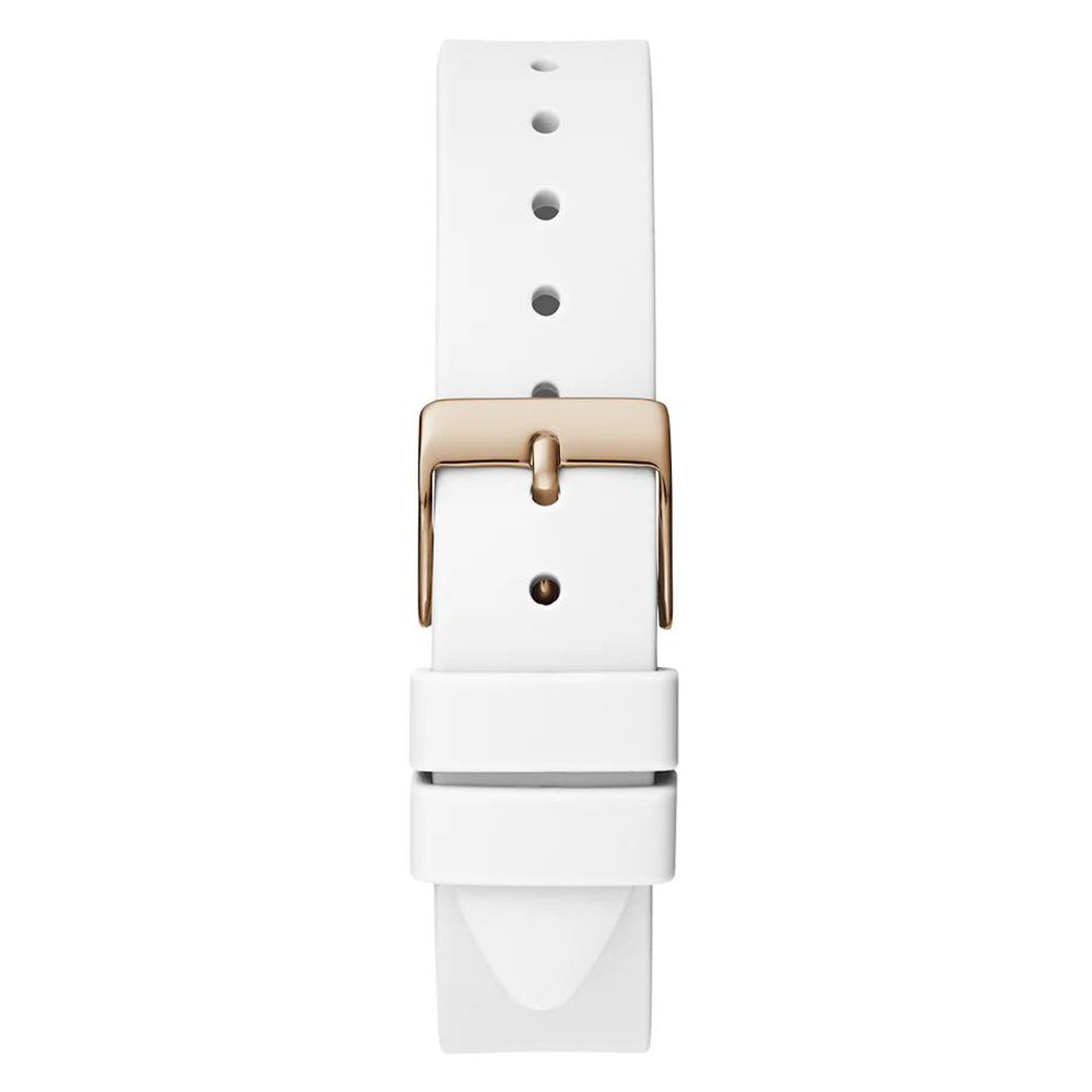 Guess White Silicone Watch