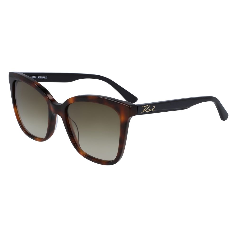 Karl Lagerfeld Brown Acetate Sunglasses