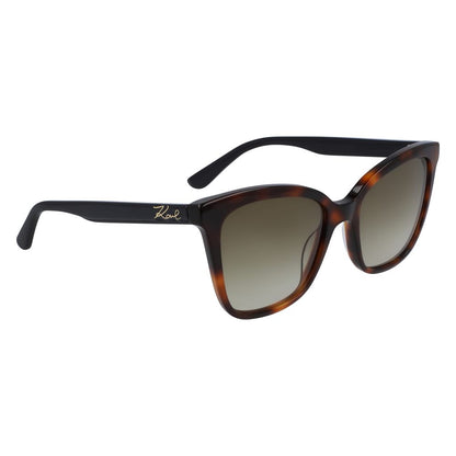 Karl Lagerfeld Brown Acetate Sunglasses