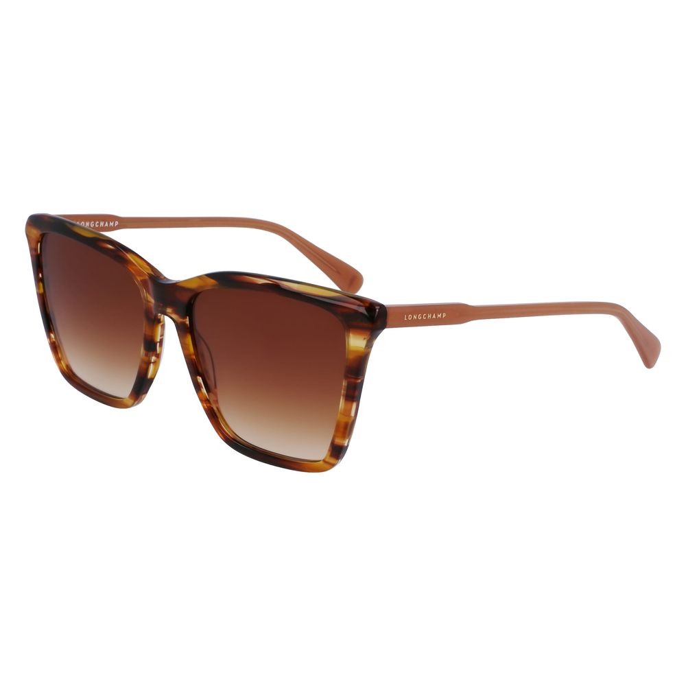 Longchamp Brown Acetate Sunglasses