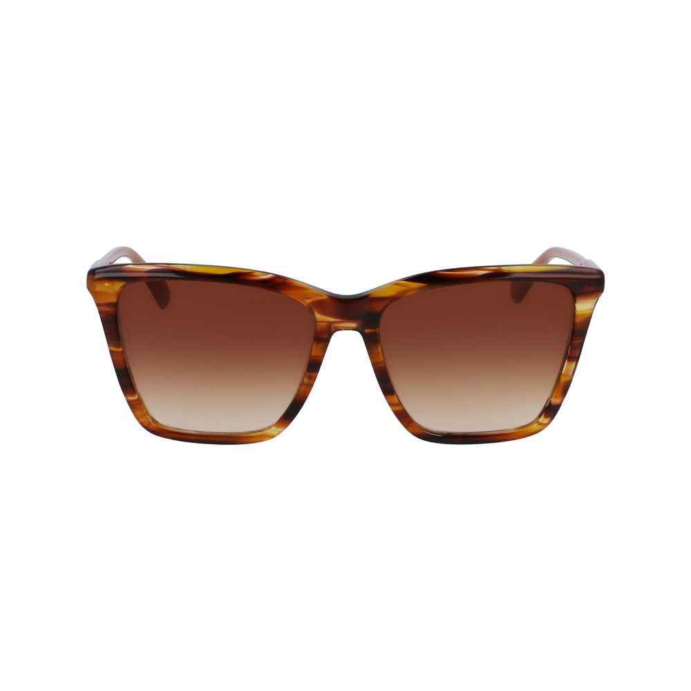 Longchamp Brown Acetate Sunglasses