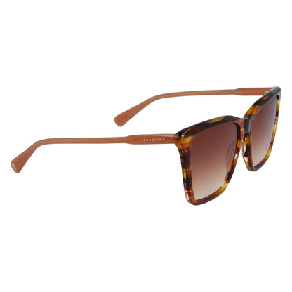 Longchamp Brown Acetate Sunglasses