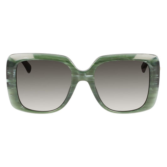 Longchamp Green Acetate Sunglasses