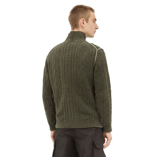 C.P. Company Green Cotton Men Cardigan