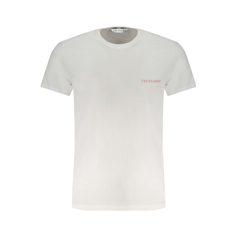 Trussardi White Cotton T-Shirt