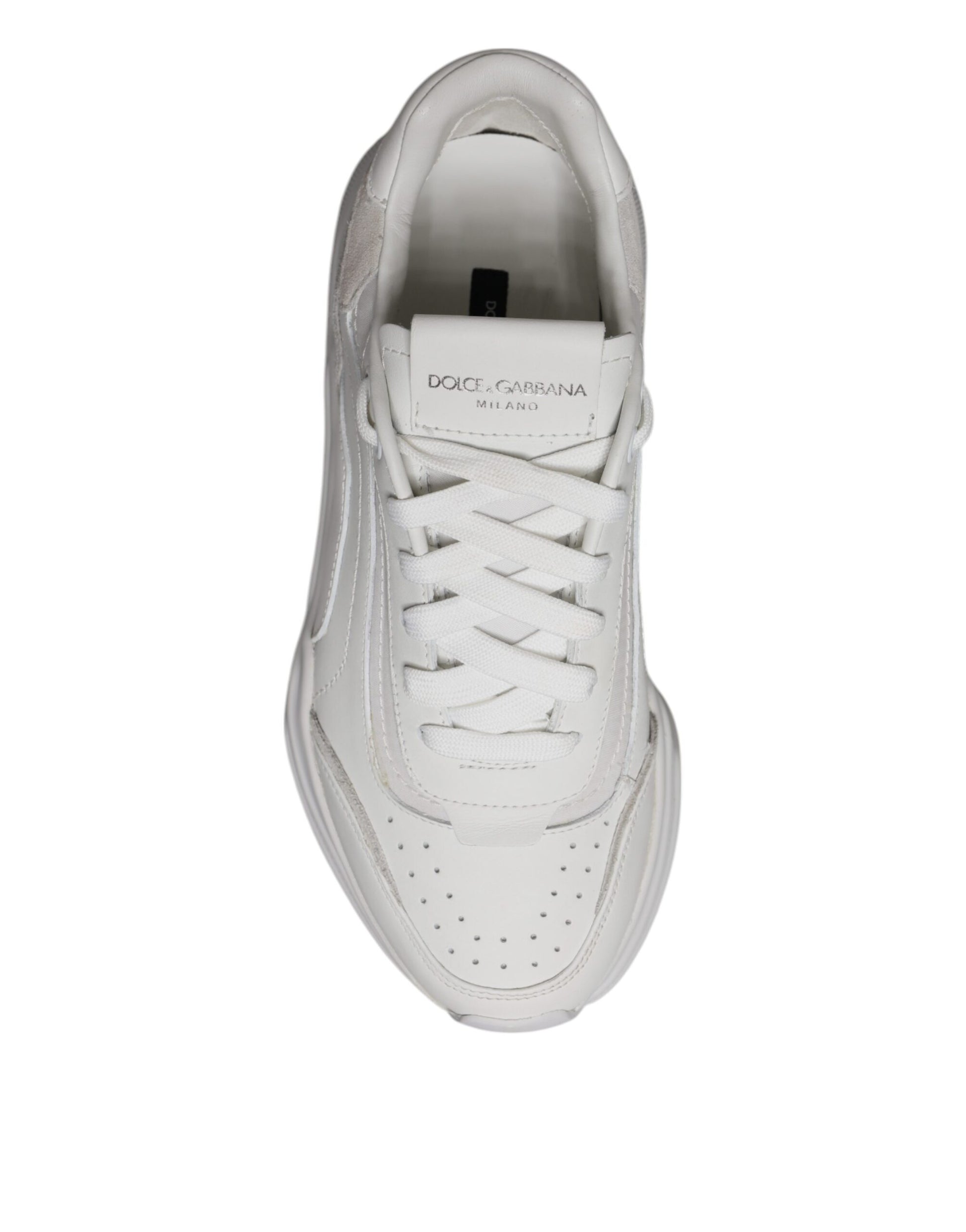 Dolce & Gabbana White Daymaster Low Top Sneakers Shoes