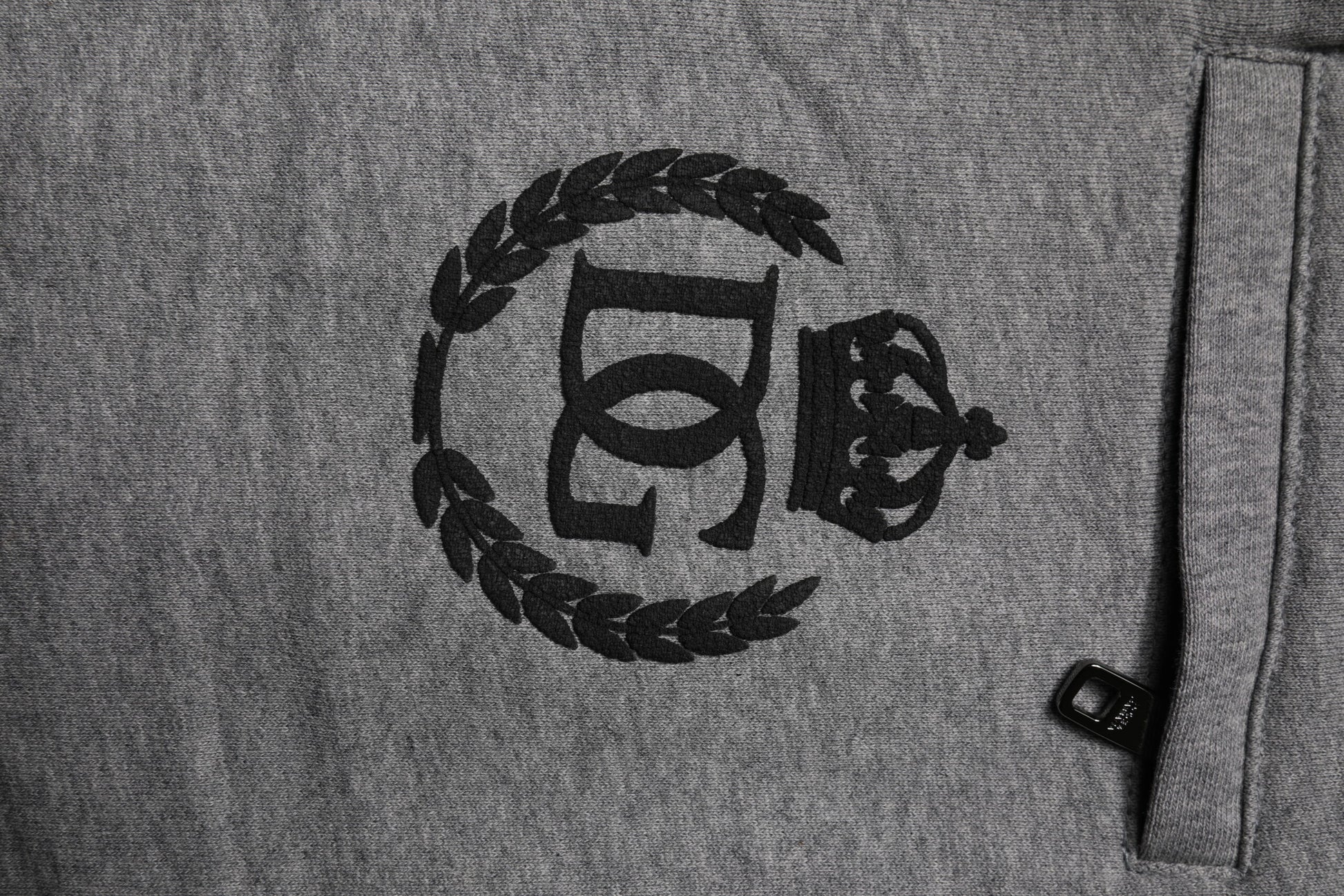 Dolce & Gabbana Gray Logo Cotton Jogger Men Sweatpants Pants