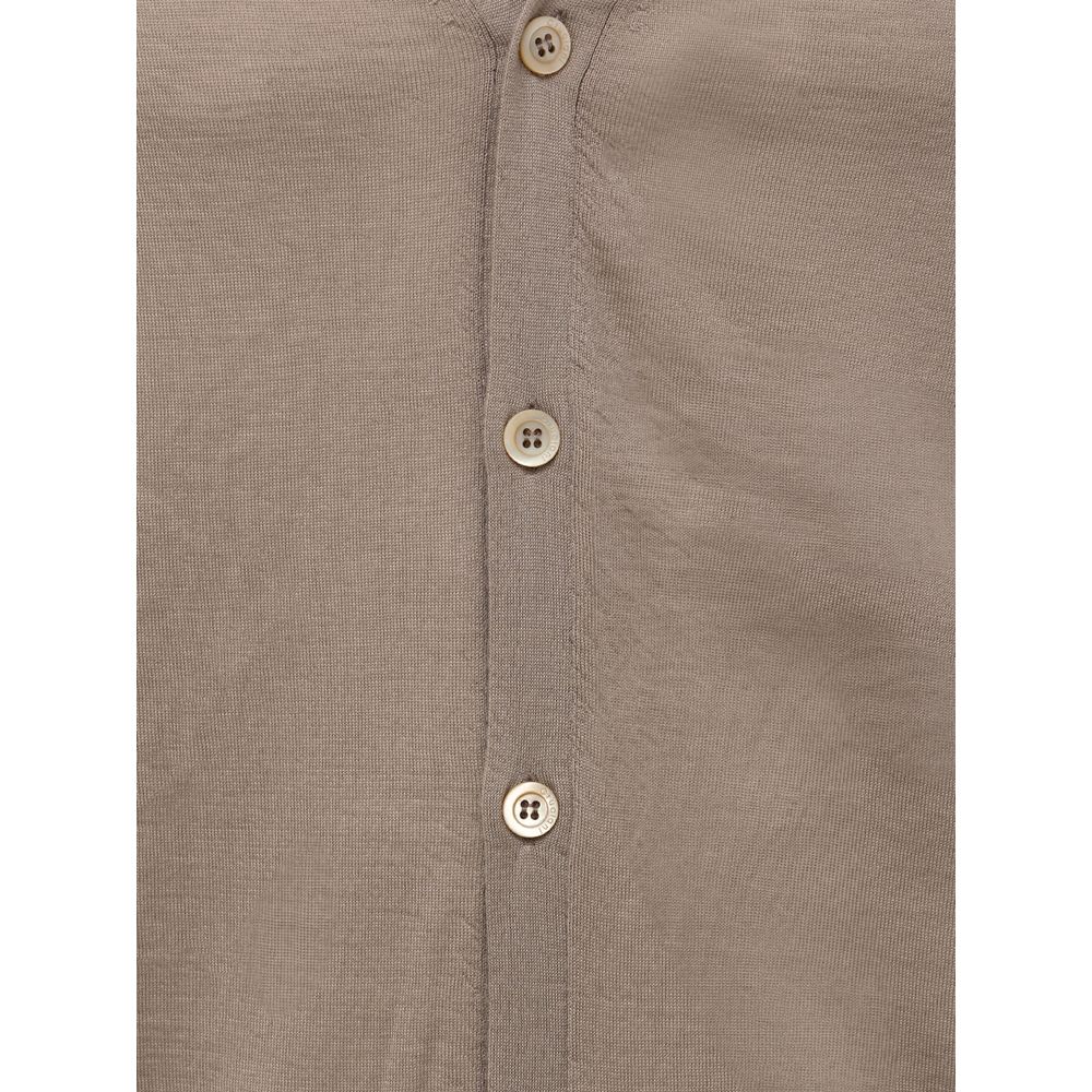 Cruciani Beige Cashmere Cardigan