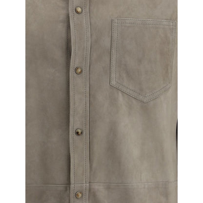 Brunello Cucinelli Suede Shirt