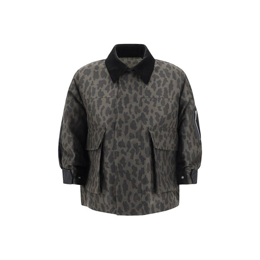 Sacai Leopard Bomber Jacket