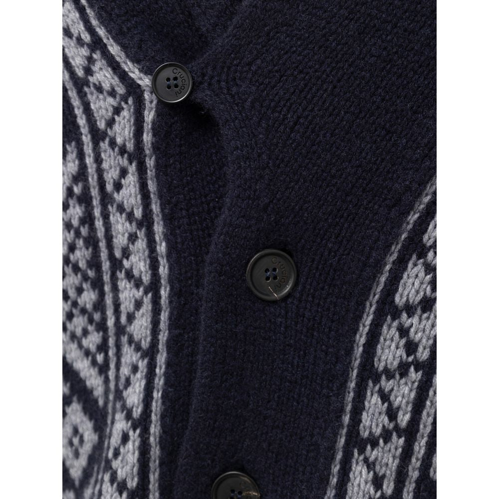 Cruciani Multicolor Cashmere Cardigan