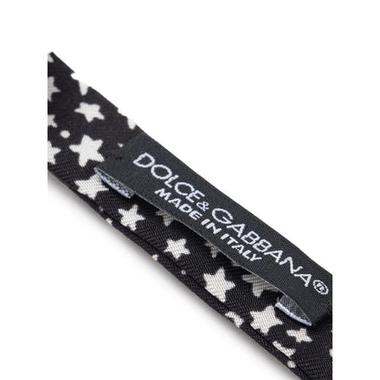 Dolce & Gabbana Black Silk Bowtie