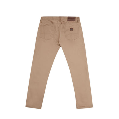 Armani Exchange Brown Cotton Casual Pants