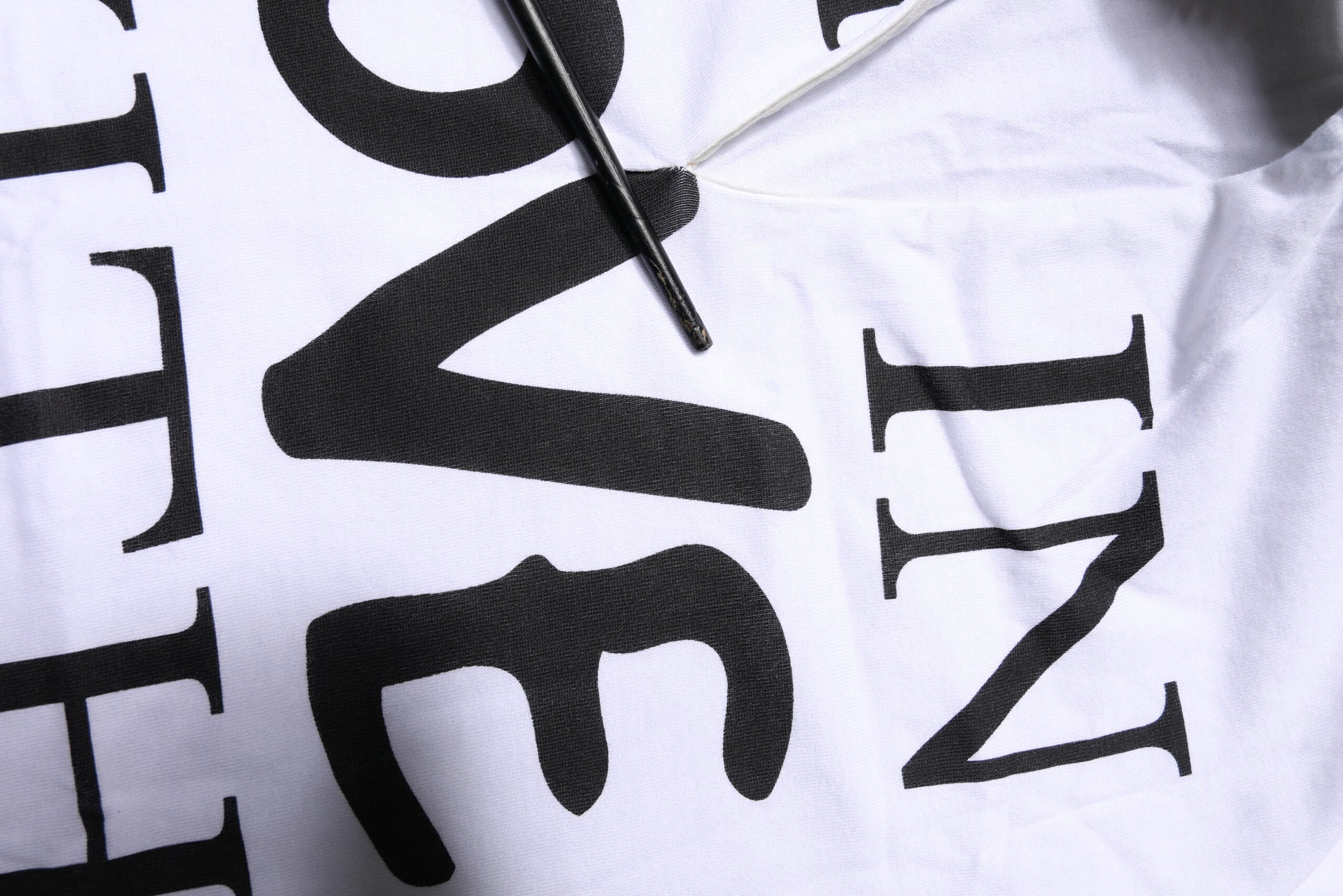 Dolce & Gabbana White Cotton Silk Blend Ascot Collar T-shirt