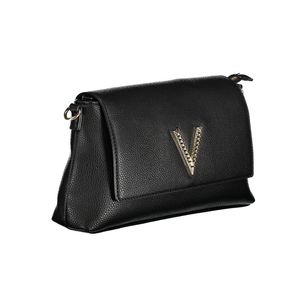 Mario Valentino Black Polyurethane Women Handbag
