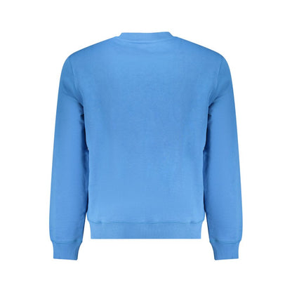 Napapijri Blue Cotton Men Sweater