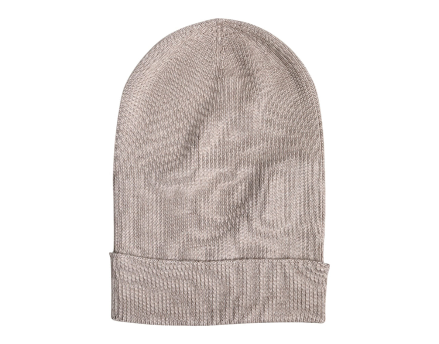 Dolce & Gabbana Beige Cashmere Knitted Winter Beanie Hat