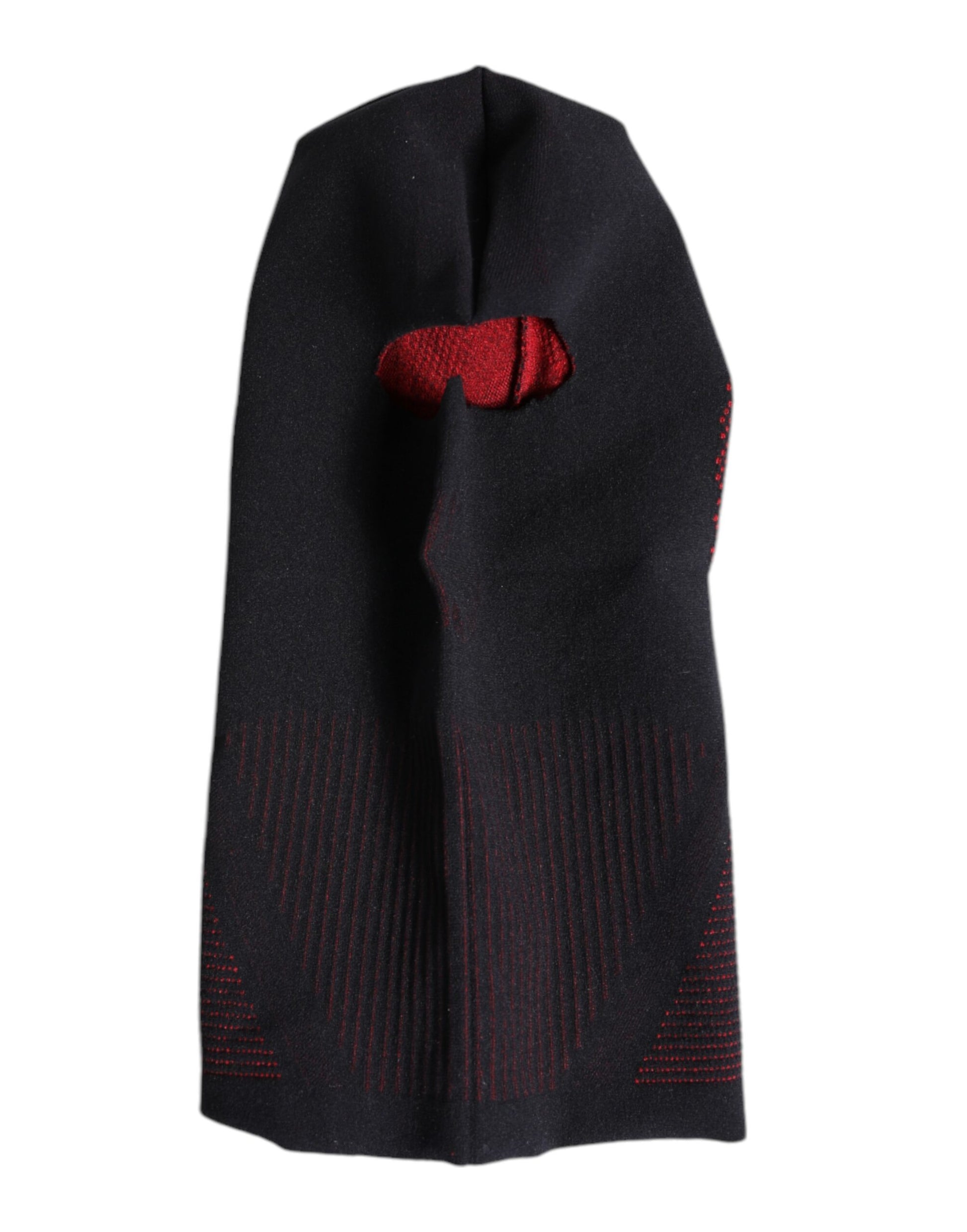 Dolce & Gabbana Black Cotton Knitted Ski Mask Balaclava Hat