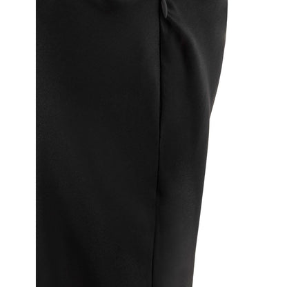 Retrofête Black Silk Dress