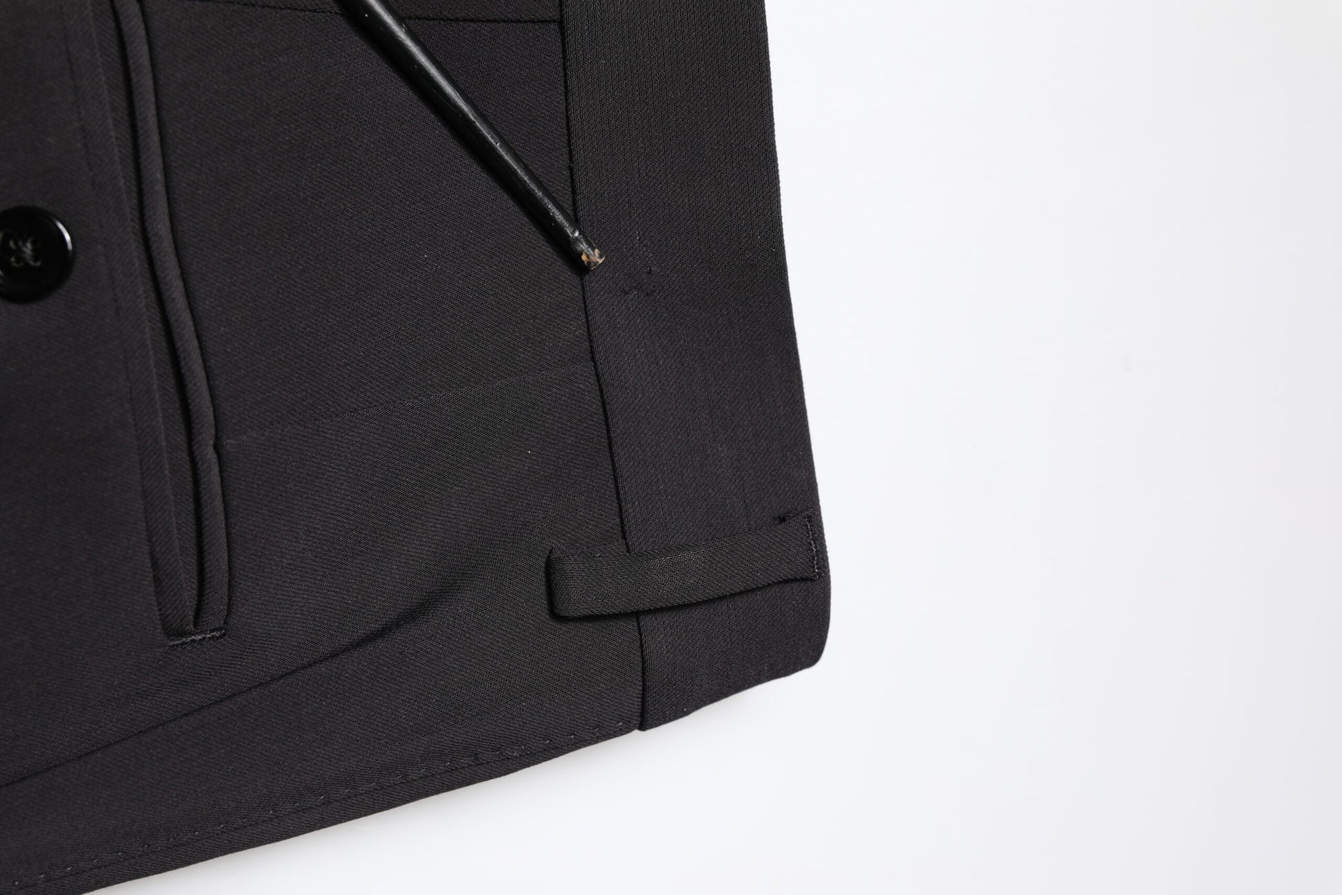 Dolce & Gabbana Black Cotton Single Breasted 2 Piece Suit