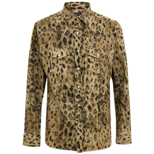Tom Ford Beige Cotton Shirt
