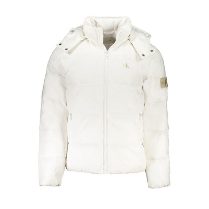 Calvin Klein White Polyamide Men Jacket