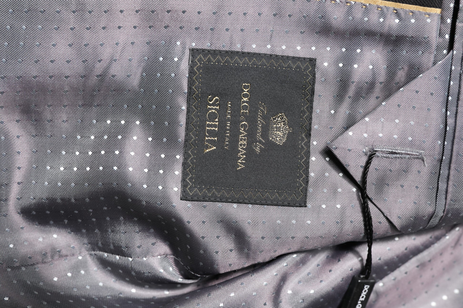 Dolce & Gabbana Black Striped SICILIA Formal 2 Piece Suit