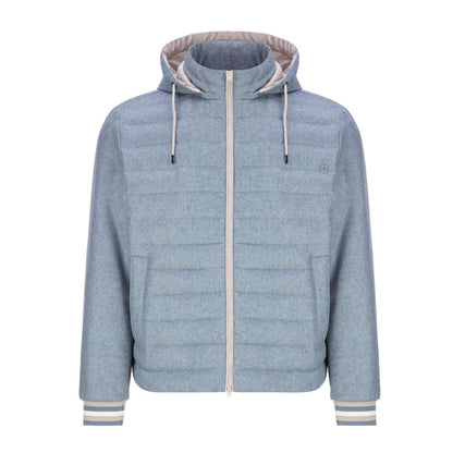 Herno Blue Silk Jacket