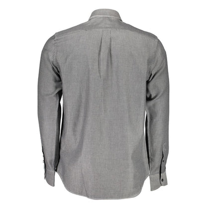 Harmont & Blaine Black Cotton Shirt