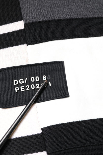 Dolce & Gabbana Multicolor Logo Pullover Hooded Sweater
