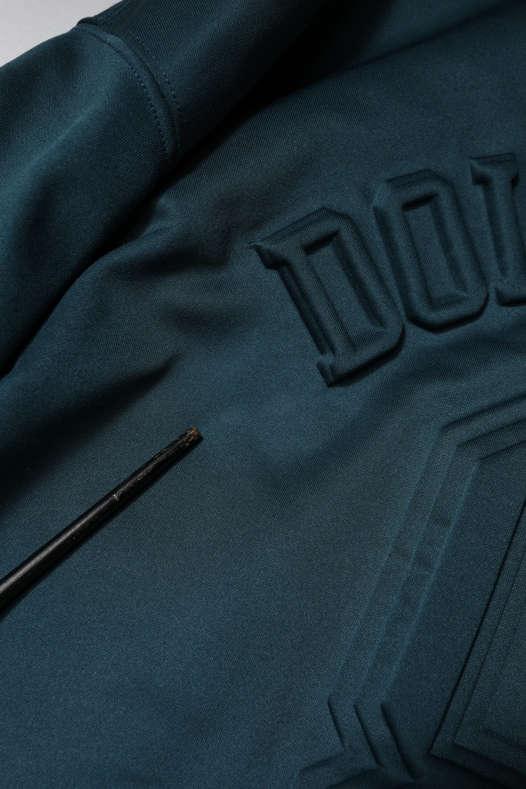 Dolce & Gabbana Dark Green Embossed Logo Pullover Sweater