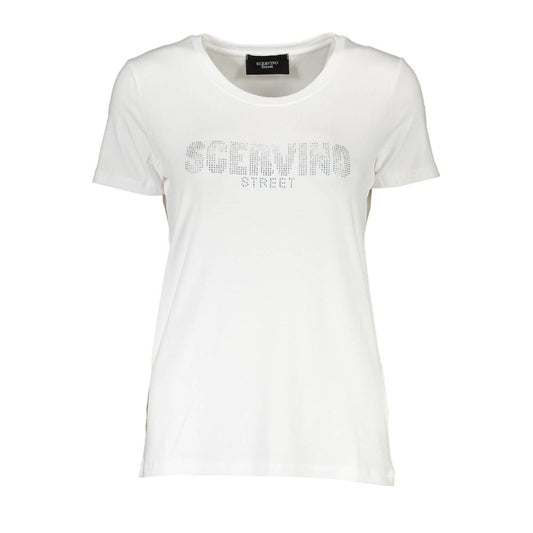 Scervino Street White Elastane Women Top