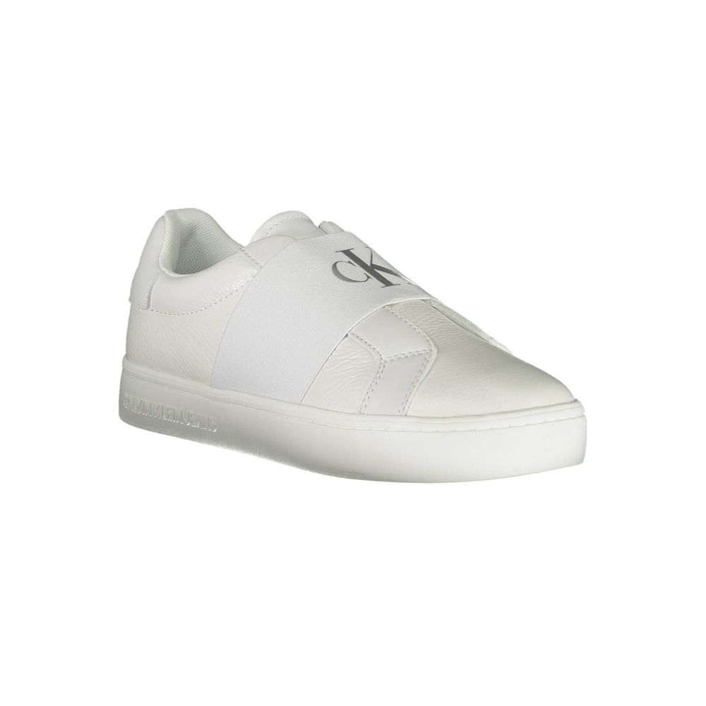 Calvin Klein White Leather Women Sneaker