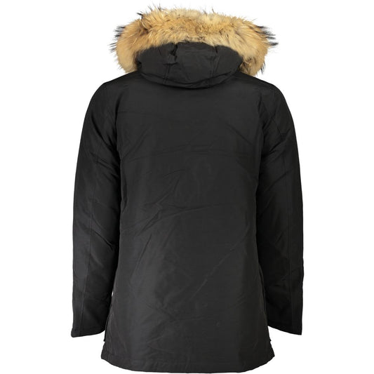 Woolrich Black Cotton Men Jacket