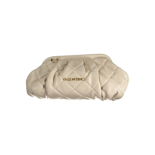Mario Valentino Beige Polyurethane Women Bag