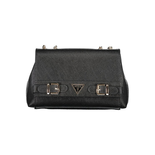 Guess Jeans Black Polyethylene Handbag