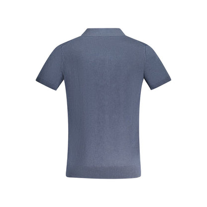 Guess Jeans Blu Cotton Men Polo
