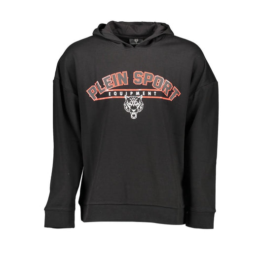 Plein Sport Black Cotton Sweater