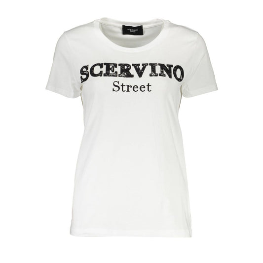 Scervino Street White Cotton Tops & T-Shirt