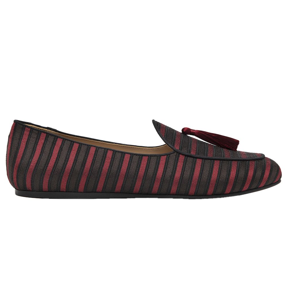 Charles Philip Red Silk Loafer