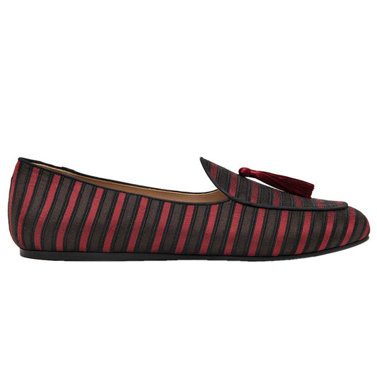 Charles Philip Red Silk Loafer