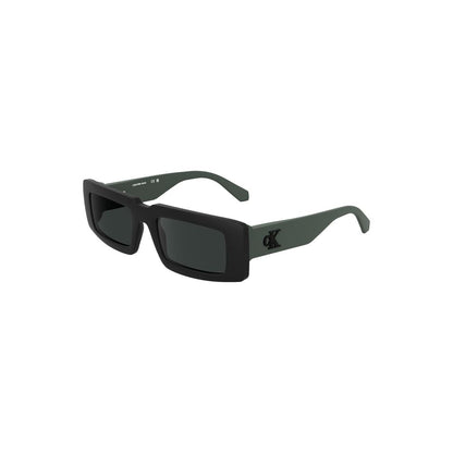 Calvin Klein Black Bio-Based Fabric Men Sunglasses